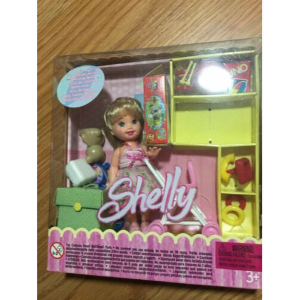 Vintage Barbie KELLY Set Doll  SHELLY LET'S PLAY Doll Set 2004 NISB